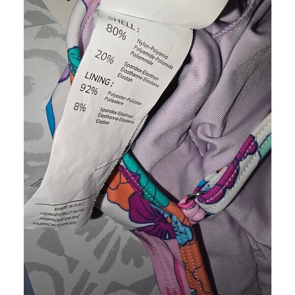 NWT Floral Bikini Top – Size Large - Picture 9 of 14